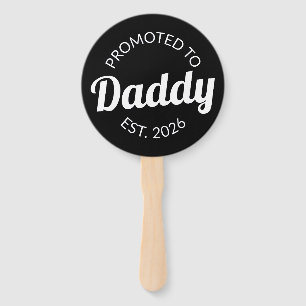Promoted To Daddy Est. 2026 I Hand Fan