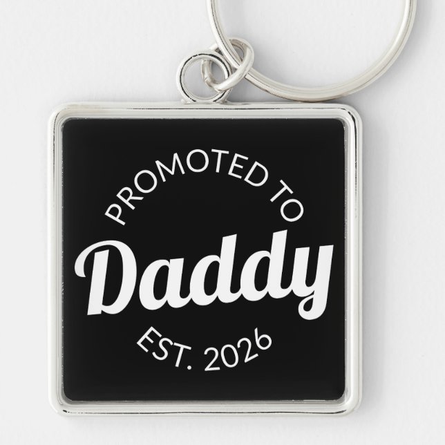 Promoted To Daddy Est. 2026 I Key Ring (Front)