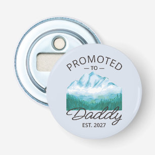 Promoted To Daddy Est 2027 New Dad Announcement VI Bottle Opener