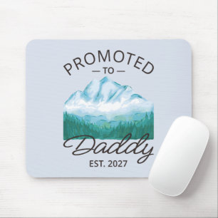 Promoted To Daddy Est 2027 New Dad Announcement VI Mouse Mat