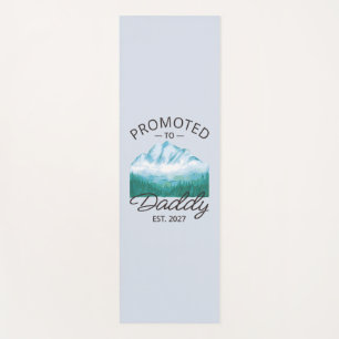 Promoted To Daddy Est 2027 New Dad Announcement VI Yoga Mat