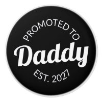 Promoted To Daddy Est 2027 New Dad Baby Shower I
