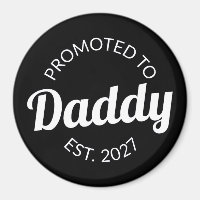 Promoted To Daddy Est 2027 New Dad Baby Shower I
