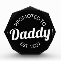 Promoted To Daddy Est 2027 New Dad Baby Shower I