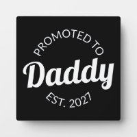 Promoted To Daddy Est 2027 New Dad Baby Shower I
