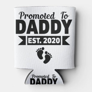 Promoted to daddy father's day gift can cooler
