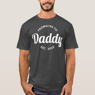 Promoted to Daddy Pregnancy Announcement T-Shirt