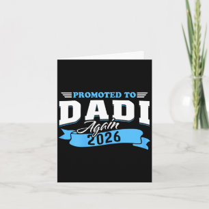 Promoted to dadi again 2026 grandma 2nd time 26  card