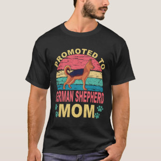 Promoted To German Shepherd Mum German Shepherd T-Shirt