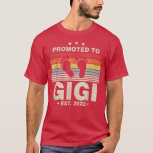Promoted to Gigi Est 2022 Women Vintage First Time T-Shirt