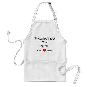 Promoted To Gigi Standard Apron