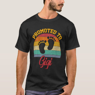 Promoted To Gigi Vintage Mother's Day Funny T-Shirt