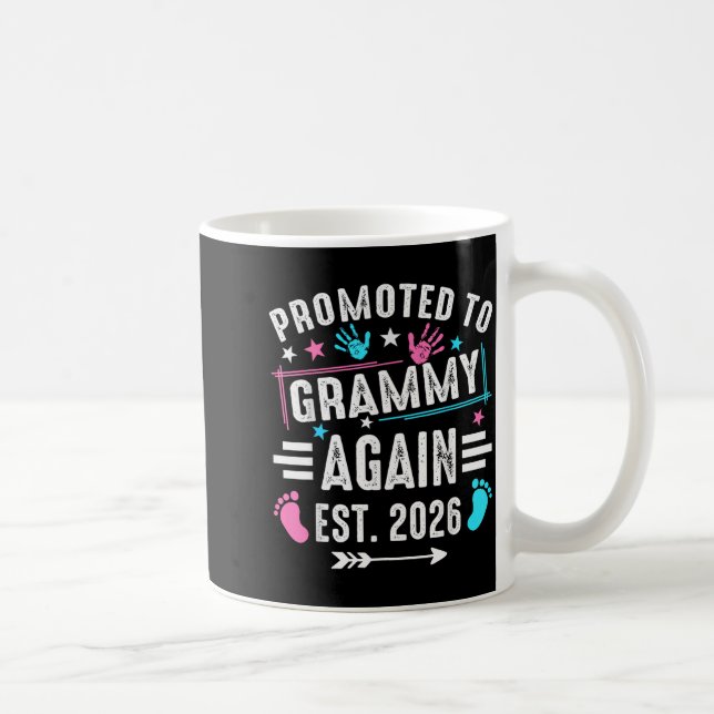 Promoted To Grammy Again Est 2026  Coffee Mug (Right)