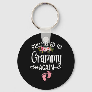Promoted To Grammy Again Shirt Flower New Grammy  Key Ring