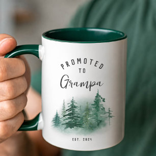 Promoted to Grampa Mug   Grandpa Gift