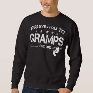Promoted To Gramps 2022 For New Gramps First Time Sweatshirt