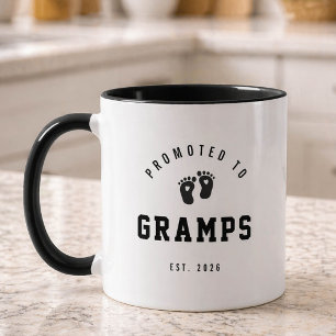 Promoted to Gramps New Grandpa Mug