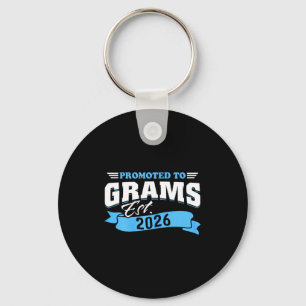 Promoted to grams est 2026 new grandma to be 26 key ring