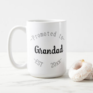 Promoted to Grandad Coffee Mug