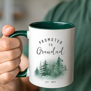 Promoted To Grandad Year Est. Mug