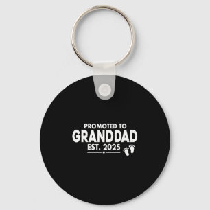 Promoted To Granddad Est. 2025 Soon To Be New Gran Key Ring