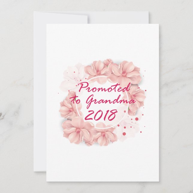 Promoted To Grandma 2018 Great Grandma To Be Gifts (Front)