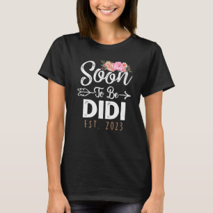 Promoted to Grandma 2023 Mothers Day Soon to be Di T-Shirt