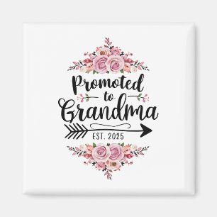 Promoted To Grandma 2025 Pregnancy Announcement Magnet