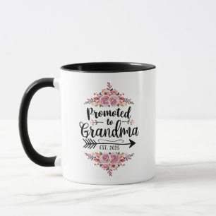 Promoted To Grandma 2025 Pregnancy Announcement Mug