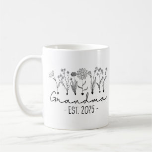 Promoted To Grandma 2025 Soon To Be Grandma 2025 Coffee Mug