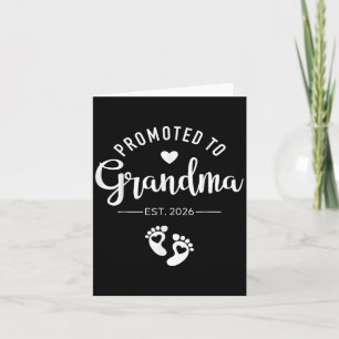 Promoted To Grandma 2026 Card