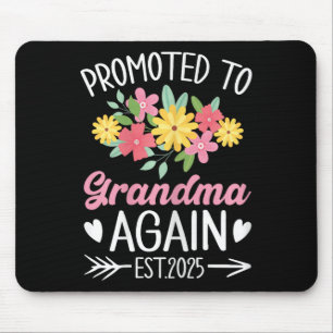Promoted To Grandma Again 2025 Mothers Day Grandma Mouse Mat