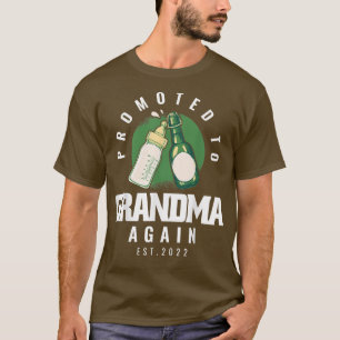 Promoted To Grandma Again Est 2022 First Time Gran T-Shirt
