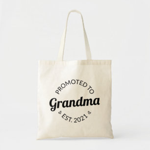 Promoted To Grandma Est. 2021 I Tote Bag