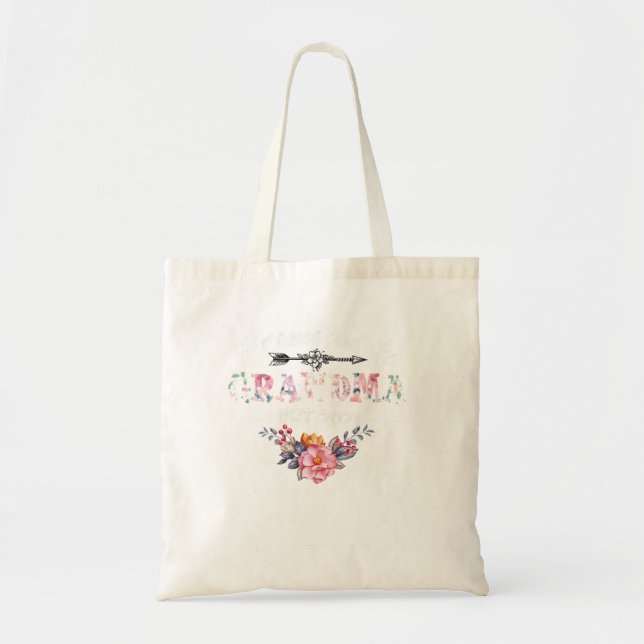 Promoted to Grandma Est 2021 Mother's Day Gift Tote Bag (Front)