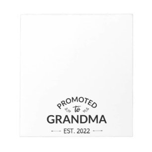 Promoted To Grandma Est. 2022 II Notepad