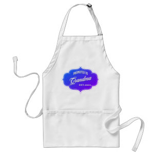 Promoted To Grandma Est. 2023 For New Grandma Standard Apron