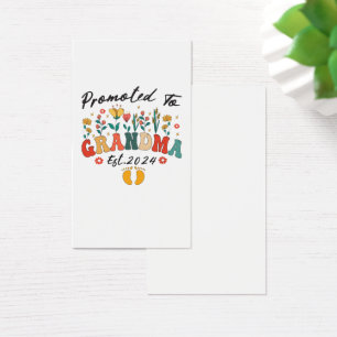Promoted to Grandma est. 2024 GrandparProfile Card