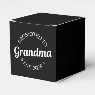 Promoted To Grandma Est. 2024 I Favour Box