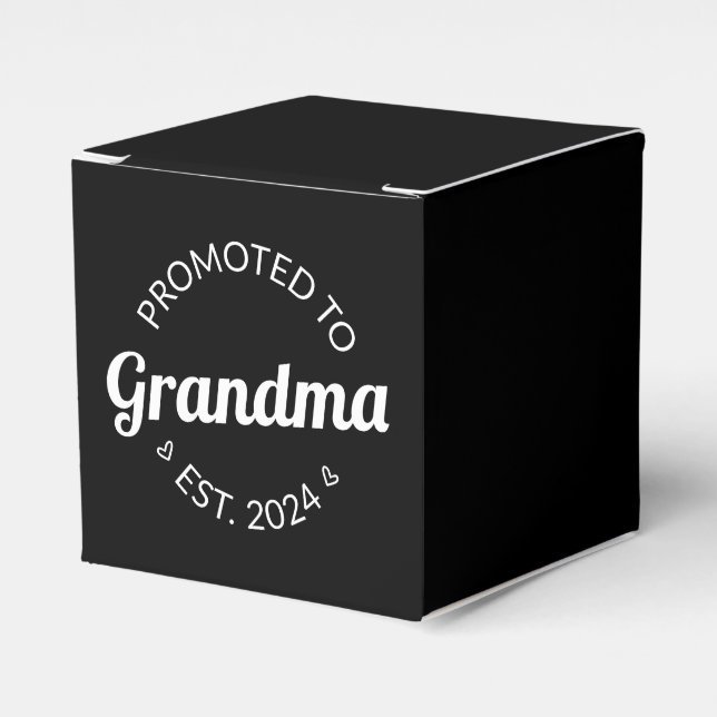 Promoted To Grandma Est. 2024 I Favour Box (Front Side)