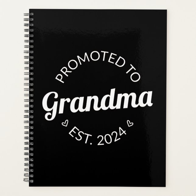 Promoted To Grandma Est. 2024 I Planner (Front)