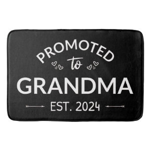 Promoted To Grandma Est. 2024 II Bath Mat