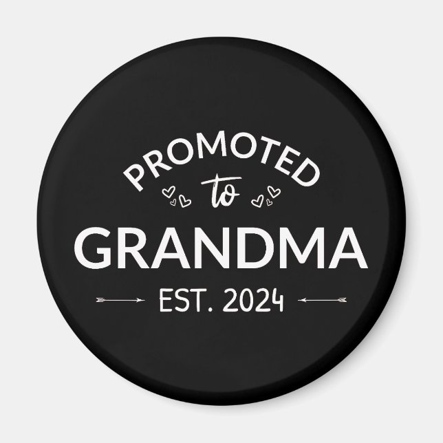 Promoted To Grandma Est. 2024 II Magnet (Front)
