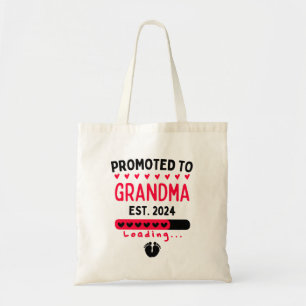 Promoted to Grandma EST.2024 Tote Bag