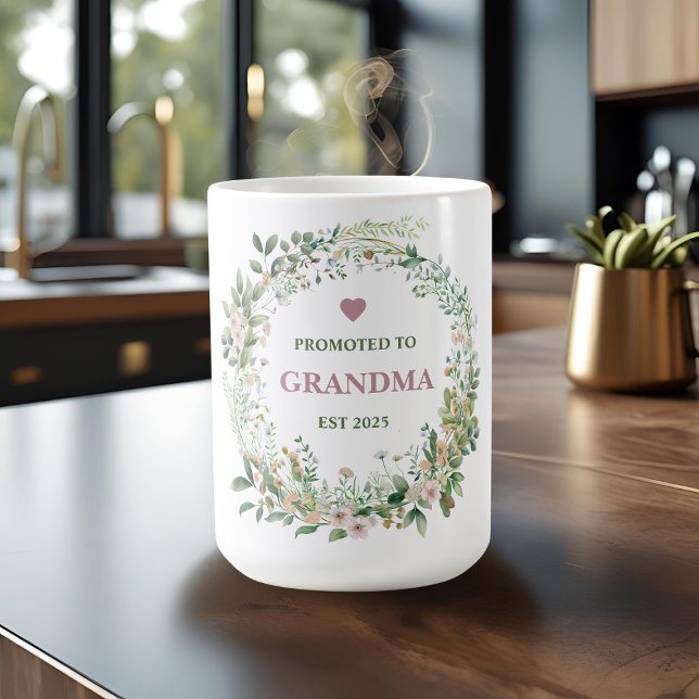 Promoted to Grandma Est. 2025 Coffee Mug (Creator Uploaded)