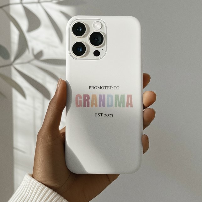 Promoted to Grandma EST 2025 Gift Case-Mate iPhone Case (Creator Uploaded)