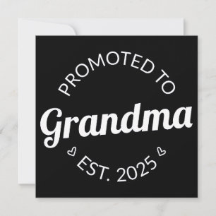 Promoted To Grandma Est. 2025 I Announcement