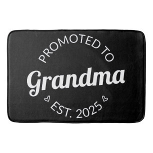 Promoted To Grandma Est. 2025 I Bath Mat