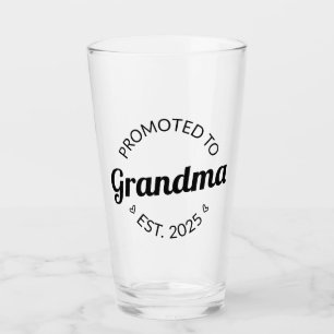 Promoted To Grandma Est. 2025 I Glass