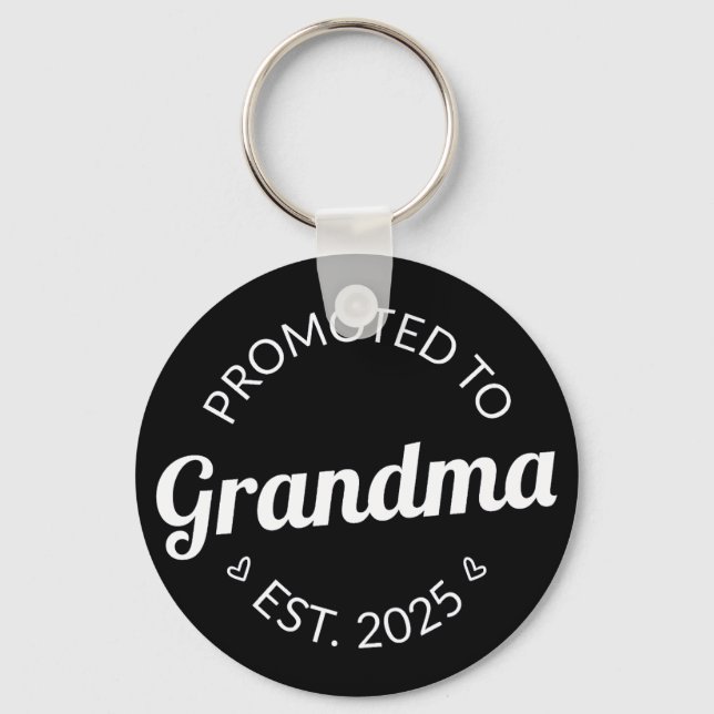 Promoted To Grandma Est. 2025 I Key Ring (Front)